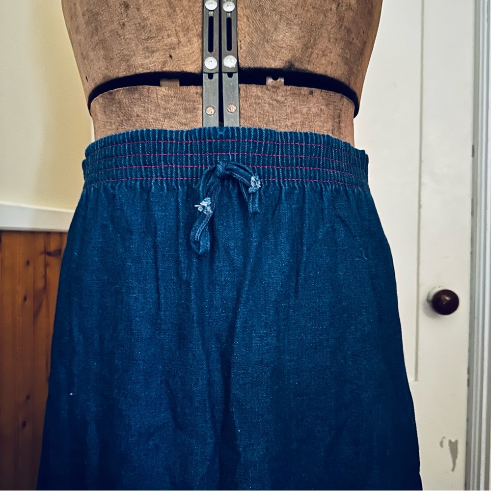 Vintage western wear denim skirt - Picture 4 of 8